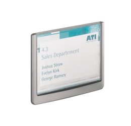 DURABLE Információs tábla, 149x105,5 mm, DURABLE "CLICK SIGN", szürke DURABLE Információs tábla, 149x105,5 mm, DURABLE "CLICK SIGN", szürke