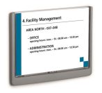 DURABLE Információs tábla, 210x148,5 mm, DURABLE "CLICK SIGN", szürke DURABLE Információs tábla, 210x148,5 mm, DURABLE "CLICK SIGN", szürke