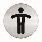 DURABLE Információs tábla, rozsdamentes acél, DURABLE "Férfi WC" DURABLE Információs tábla, rozsdamentes acél, DURABLE "Férfi WC"