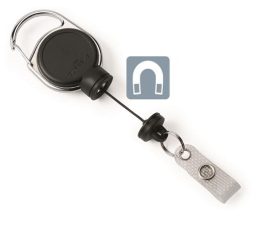 DURABLE Azonosítókártya-tartó, kihúzható, patentos, DURABLE "Extra Strong", fekete DURABLE Azonosítókártya-tartó, kihúzható, patentos, DURABLE "Extra Strong", fekete