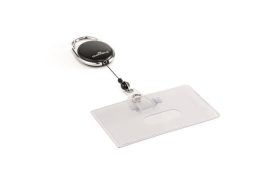 DURABLE Azonosítókártya-tartó, kihúzható, karabineres, DURABLE "Style", fekete DURABLE Azonosítókártya-tartó, kihúzható, karabineres, DURABLE "Style", fekete