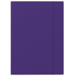 DONAU Gumis mappa, karton, A4, kockás, DONAU, kék DONAU Gumis mappa, karton, A4, kockás, DONAU, kék