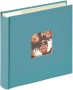   . Fotóalbum, 200 fotó, 10x15 cm, "Walther Fun", türkizkék