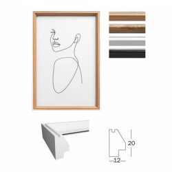 . Képkeret, fa, 30x40 cm, "Silhouette", bükkfa . Képkeret, fa, 30x40 cm, "Silhouette", bükkfa