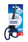 DONAU Olló, irodai, 16,5 cm, DONAU "Soft Grip", fekete-kék DONAU Olló, irodai, 16,5 cm, DONAU "Soft Grip", fekete-kék