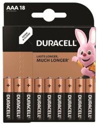 DURACELL Elem, AAA mikro, 18 db, DURACELL "Basic" DURACELL Elem, AAA mikro, 18 db, DURACELL "Basic"