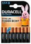   DURACELL Elem, AAA mikro, 8 db, műanyagmentes, DURACELL "Optimum"