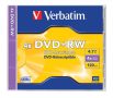   VERBATIM DVD+RW lemez, újraírható, 4,7GB, 4x, 1 db, normál tok, VERBATIM
