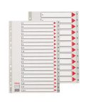 ESSELTE Regiszter, műanyag, A4 Maxi, A-Z, ESSELTE, szürke ESSELTE Regiszter, műanyag, A4 Maxi, A-Z, ESSELTE, szürke