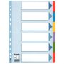   ESSELTE Regiszter, laminált karton, A4, 6 részes, ESSELTE "Mylar"