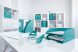LEITZ Iratrendező, 80 mm, A4, karton, LEITZ "180 Wow", jégkék LEITZ Iratrendező, 80 mm, A4, karton, LEITZ "180 Wow", jégkék