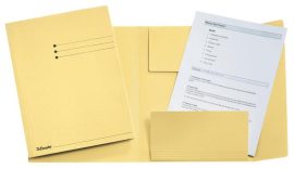 ESSELTE Pólyás dosszié, prespán, A4, ESSELTE, sárga, ESSELTE Pólyás dosszié, prespán, A4, ESSELTE, sárga,