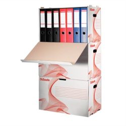 ESSELTE Archiválókonténer, karton, előre nyíló, iratrendezőnek, ESSELTE "Standard", fehér ESSELTE Archiválókonténer, karton, előre nyíló, iratrendezőnek, ESSELTE "Standard", fehér