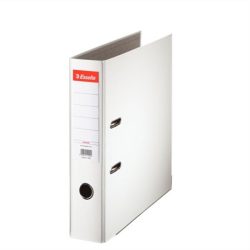 ESSELTE Iratrendező, 75 mm, A4, PP/karton, élvédő sínnel, ESSELTE "Economy", fehér ESSELTE Iratrendező, 75 mm, A4, PP/karton, élvédő sínnel, ESSELTE "Economy", fehér