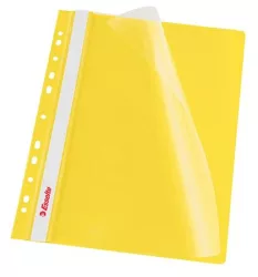 ESSELTE Gyorsfűző, lefűzhető, PP, A4, ESSELTE, VIVIDA, sárga
