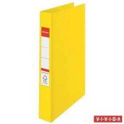 ESSELTE Gyűrűs könyv, 2 gyűrű, 42 mm, A4, PP, ESSELTE "Standard", Vivida sárga