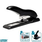 RAPID Tűzőgép, nagyteljesítményű, 9/8, 9/10, 70 lap, RAPID "HD70 Fashion", fekete/szürke RAPID Tűzőgép, nagyteljesítményű, 9/8, 9/10, 70 lap, RAPID "HD70 Fashion", fekete/szürke