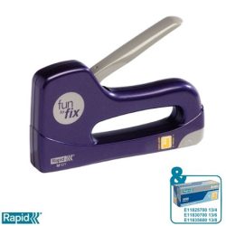 RAPID Tűzőpisztoly, hobbi, 13/4-8, RAPID "Fun To Fix M10Y", kék RAPID Tűzőpisztoly, hobbi, 13/4-8, RAPID "Fun To Fix M10Y", kék