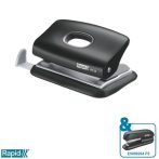 RAPID Lyukasztó, kétlyukú, 10 lap, RAPID "FC10 Fashion", fekete RAPID Lyukasztó, kétlyukú, 10 lap, RAPID "FC10 Fashion", fekete