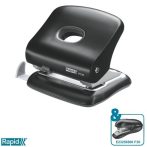 RAPID Lyukasztó, kétlyukú, 30 lap, RAPID "FC30", fekete RAPID Lyukasztó, kétlyukú, 30 lap, RAPID "FC30", fekete