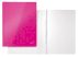 LEITZ Gyorsfűző, laminált karton, A4, LEITZ "Wow", rózsaszín