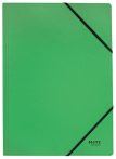   LEITZ Gumis mappa, karton, A4, LEITZ "Recycle", zöld