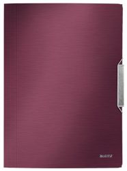 LEITZ Gumis mappa, PP, A4, LEITZ "Style", gránátvörös LEITZ Gumis mappa, PP, A4, LEITZ "Style", gránátvörös