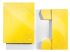 LEITZ Gumis mappa, 15 mm, karton, A4, LEITZ "Wow", sárga
