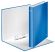 LEITZ Gyűrűs könyv, 2 gyűrű, D alakú, 40 mm, A4 Maxi, karton, LEITZ "Wow", kék