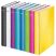 LEITZ Gyűrűs könyv, 4 gyűrű, D alakú, 40 mm, A4 Maxi, karton, LEITZ "Wow", lila