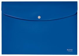 LEITZ Irattartó tasak, A4, PP, patentos, LEITZ "Recycle", kék LEITZ Irattartó tasak, A4, PP, patentos, LEITZ "Recycle", kék