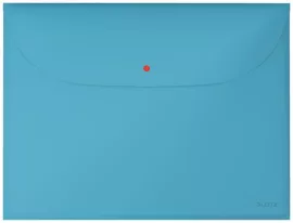 LEITZ Irattartó tasak, 2 zsebes, A4, PP, pantentos, LEITZ "Cosy", nyugodtkék