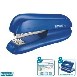 RAPID Tűzőgép, 24/6, 26/6, 20 lap, RAPID "F6", kék RAPID Tűzőgép, 24/6, 26/6, 20 lap, RAPID "F6", kék