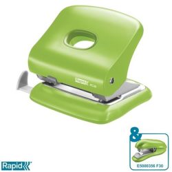 RAPID Lyukasztó, kétlyukú, 30 lap, RAPID "FC30", élénk zöld RAPID Lyukasztó, kétlyukú, 30 lap, RAPID "FC30", élénk zöld