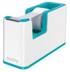 LEITZ Ragasztószalag-adagoló, asztali, feltöltött, LEITZ "Wow", fehér-jégkék LEITZ Ragasztószalag-adagoló, asztali, feltöltött, LEITZ "Wow", fehér-jégkék