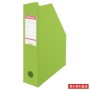  ESSELTE Iratpapucs, PVC/karton, 70 mm, összehajtható, ESSELTE, Vivida zöld
