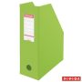   ESSELTE Iratpapucs, PVC/karton, 100 mm, összehajtható, ESSELTE, Vivida zöld