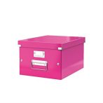   LEITZ Doboz, A4 méret, LEITZ "Click&Store", rózsaszín