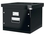   LEITZ Irattároló doboz, függőmappának, LEITZ "Click&Store", fekete
