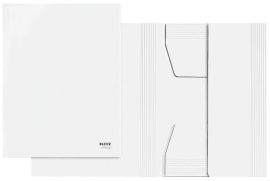 LEITZ Pólyás dosszié, karton, A4, LEITZ "Infinity", fehér