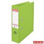   ESSELTE Iratrendező, 75 mm, A4, PP, élvédő sínnel, ESSELTE "Standard", Vivida zöld
