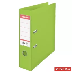 ESSELTE Iratrendező, 75 mm, A4, PP, élvédő sínnel, ESSELTE "Standard", Vivida zöld