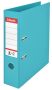   ESSELTE Iratrendező, 75 mm, A4, PP, élvédő sínnel, ESSELTE "Colour’Breeze", kék