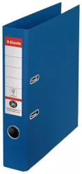 ESSELTE Iratrendező, 50 mm, A4, környezetbarát, élvédő sínnel, ESSELTE "No.1", kék