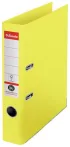   ESSELTE Iratrendező, 50 mm, A4, környezetbarát, élvédő sínnel, ESSELTE "No.1", sárga