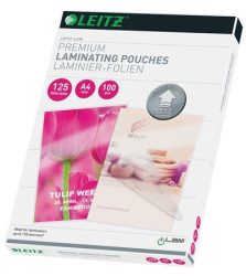 LEITZ Meleglamináló fólia, 125 mikron, A4, fényes, UDT technológiával, LEITZ "iLam" LEITZ Meleglamináló fólia, 125 mikron, A4, fényes, UDT technológiával, LEITZ "iLam"