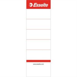 ESSELTE Cserecímke, iratrendezőhöz, kétoldalas, 50x158 mm, ESSELTE, fehér