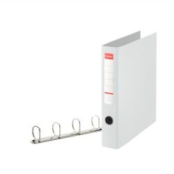 ESSELTE Gyűrűs könyv, 4 gyűrű, D alakú, 60 mm, A4 maxi, PP, ESSELTE "Jumbo Vivida", fehér ESSELTE Gyűrűs könyv, 4 gyűrű, D alakú, 60 mm, A4 maxi, PP, ESSELTE "Jumbo Vivida", fehér