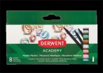   DERWENT Filctoll készlet, DERWENT, "Academy", 8 különböző metál szín