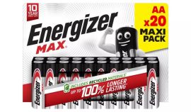 ENERGIZER Elem, AA ceruza, 20 db, ENERGIZER "Max"